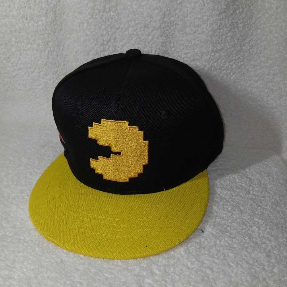 Black and Yellow Pac-Man Cap
